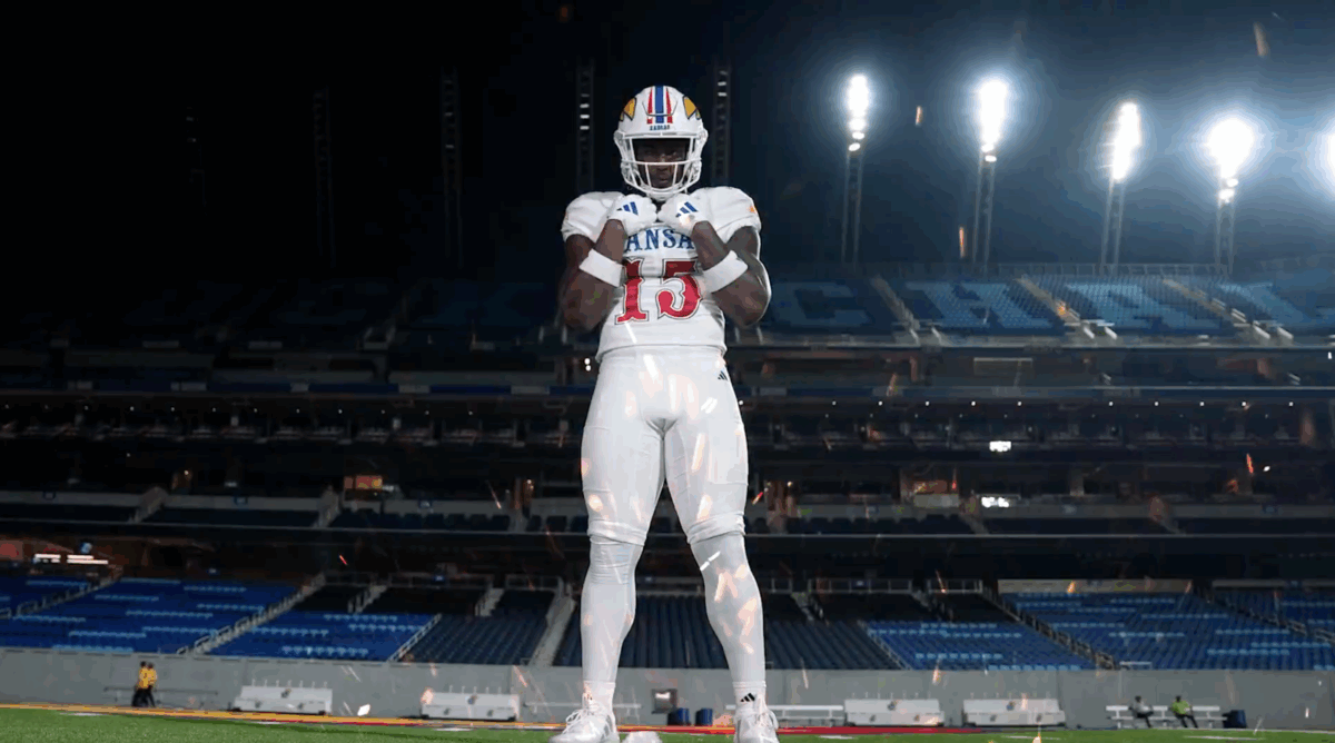 KU football reveals new white alternate jersey - KU Sports